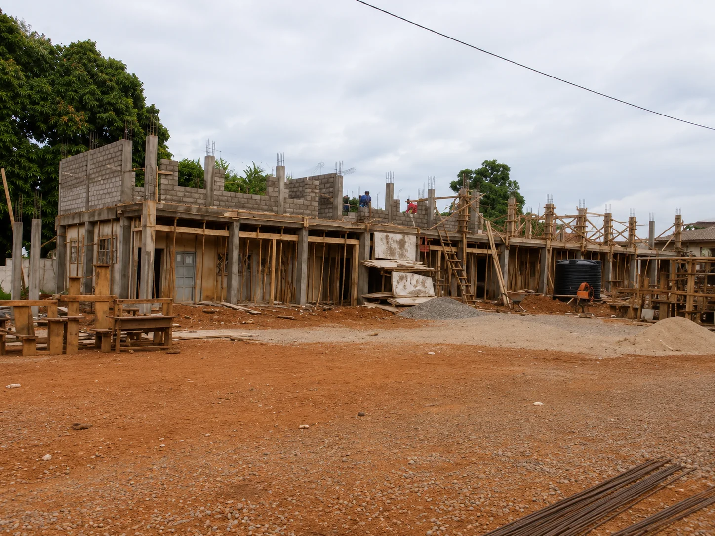 Lycee Ngoa Ekele G+1 Classroom Block gallery 3