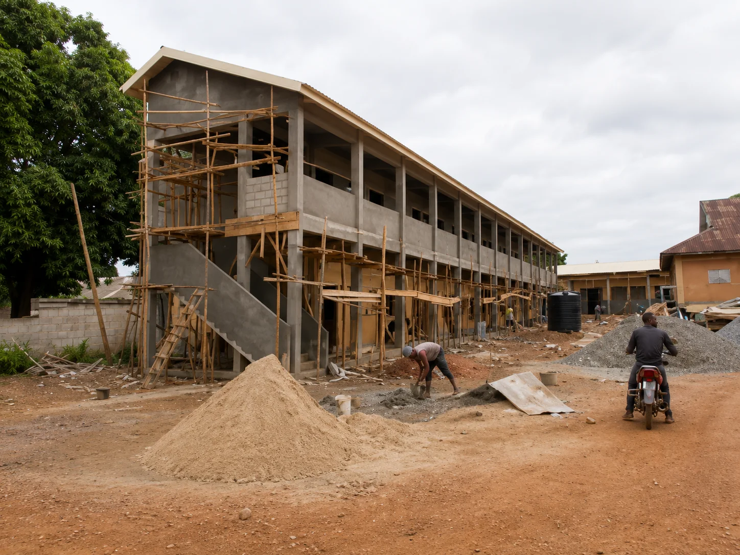 Lycee Ngoa Ekele G+1 Classroom Block gallery 4